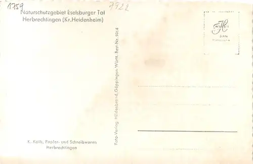 Herbrechtingen bei Heidenheim/Brenz Eselsburger Tal ngl 142.868