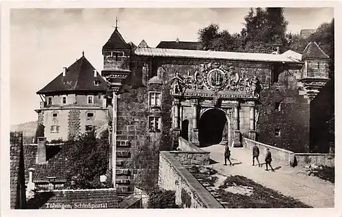 Tübingen a.N. Schlossportal gl1938 142.365