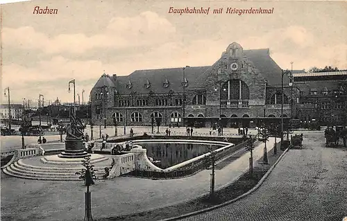 Aachen Hauptbahnhof mit Denkmal ngl 145.668