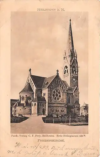 Heilbronn a.N. Friedenskirche gl1902 141.884