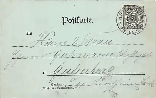 Heilbronn a.N. Rathaus glca.1900 141.904