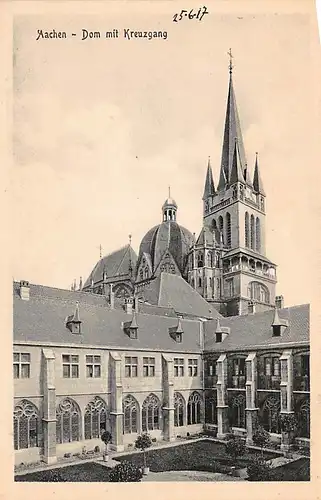 Aachen Dom mit Kreuzgang ngl 145.722