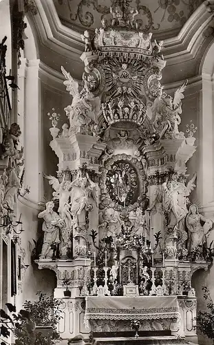 Deggingen Wallfahrtskirche Ave Maria Hochaltar ngl D1685
