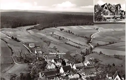 Obermusbach Gasthof Auerhahn und Panorama gl1969 142.014