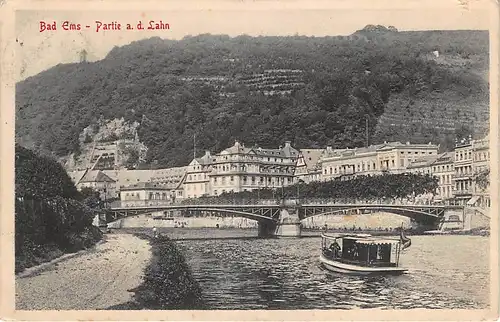 Bad Ems Partie an der Lahn gl1911 146.335