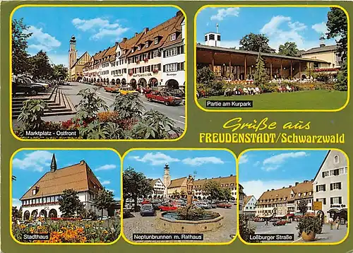 Freudenstadt Teilansichten gl1989 142.206