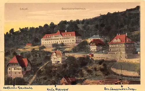 Calw Bezirkskrankenhaus gl1928 142.081