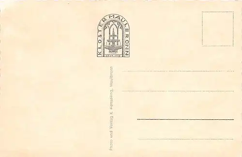 Maulbronn Kloster Teilansichten ngl 143.114