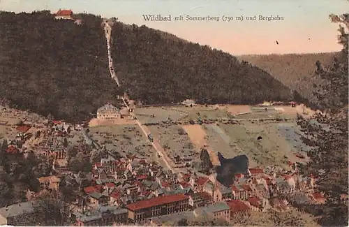 Bad Wildbad Panorama mit Sommerberg glca.1915 144.408