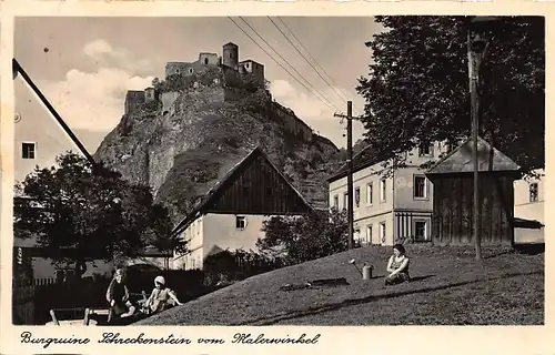 Burgruine Schreckenstein vom Malerwinkel gl1939 146.450