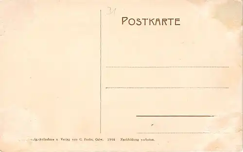 Hirsau Kloster Inneres der Abtei ngl 142.130