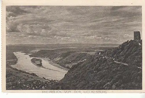 Rheinblick von der Wolkenburg (Siebengebirge) ngl C9360