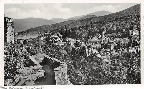 Badenweiler Panorama gl1958 144.358