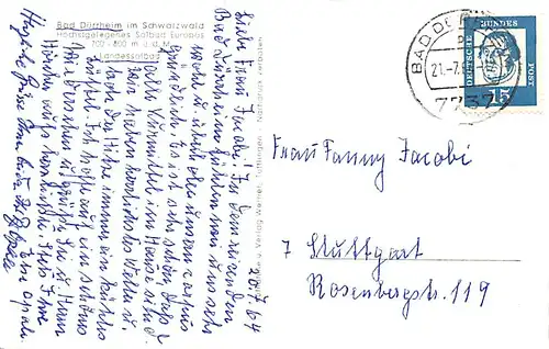 Bad Dürrheim Landessolbad gl1964 144.375