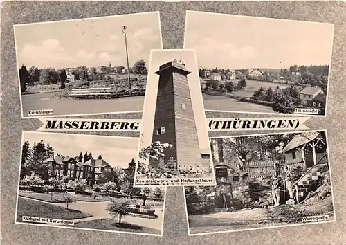 Masserberg in Thüringen Teilansichten gl1966 143.285