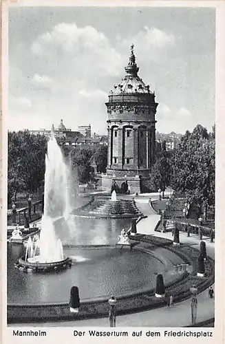 Mannheim Der Wasserturm auf dem Friedrichsplatz ngl 144.490