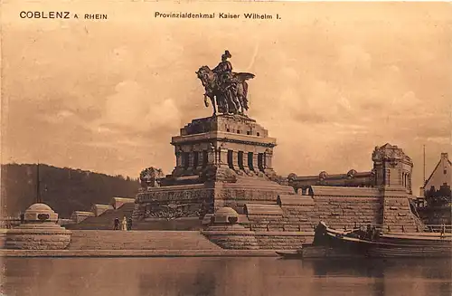 Koblenz Kaiser-Wilhelm-Provinzial-Denkmal gl1914 146.141