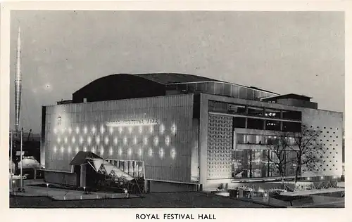 England: Festival of Britain 1951 Royal Festival Hall ngl 147.091