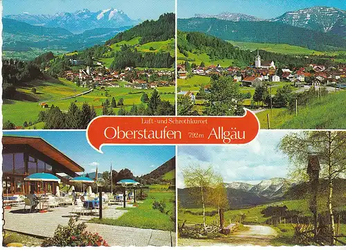 Oberstaufen im Allgäu Mehrbildkarte ngl C9706