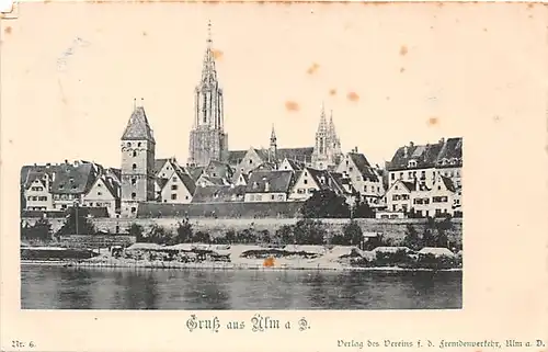 Ulm a.D. Blick zur Stadt ngl 142.813