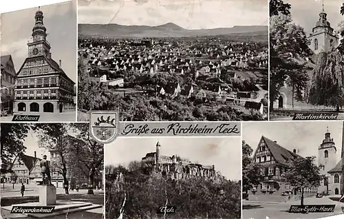 Kirchheim-Teck Teilansichten gl1960 142.284