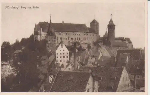 Nürnberg Burg von Süden ngl 217.353