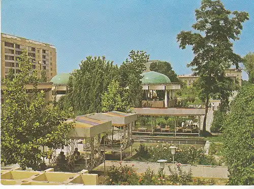 UZ Taschkent, Teehaus und Café "Blaue Kuppeln" ngl C9737