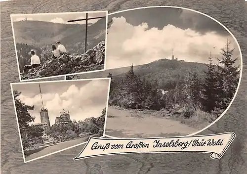 Gruß vom Großen Inselsberg im Thüringer Wald ngl 143.501