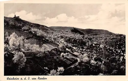 Weinheim a.d.B. Panorama von Norden gl1943 144.650