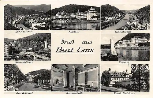 Bad Ems Teilansichten Mehrbildkarte ngl 146.264