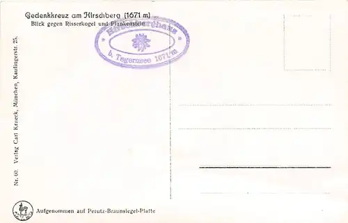 Kreuth/Tergernsee Hirschberg gegen Risserkogel und Plankenstein ngl 144.346