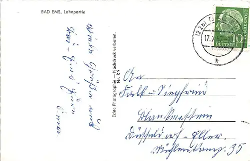 Bad Ems Lahnpartie gl1957 146.315