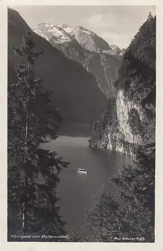 Königssee vom Malerwinkel gl1932 D2294