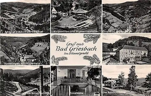 Bad Griesbach im Schwarzwald Teilansichten ngl 144.675