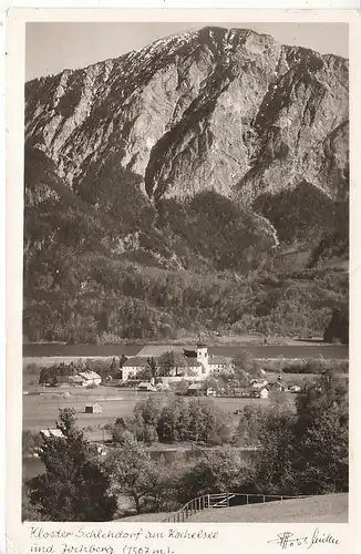 Kloster Schlehdorf am Kochelsee mit Jochberg gl1954 C9165