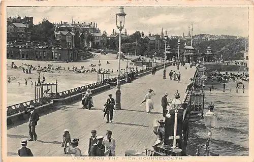 England: Bournemouth - View from the Pier gl1908 146.654