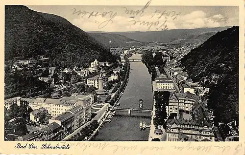 Bad Ems Panorama lahnabwärts gl1933 146.340