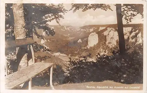 Beuron Alpenblick mit Aussicht auf das Donautal bahnpgl1936 143.048