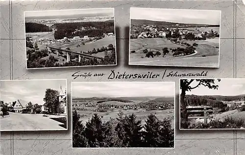 Dietersweiler bei Freudenstadt Teilansichten gl1963 144.418