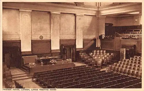 England: London Friends House Large Meeting House gl1952 147.264