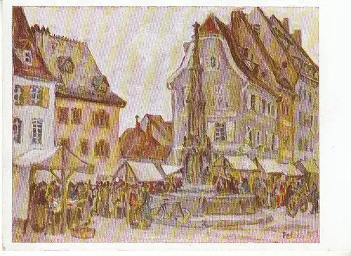 G.PETERS Altkirch (Oberelsass) Katharinenmarkt ngl C9633