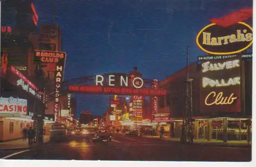 The famous RENO Arch and Virginia St ngl 217.441