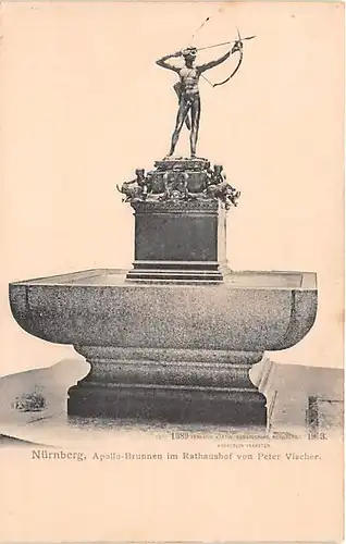 Nürnberg Apollo-Brunnen im Rathaushof ngl 144.289