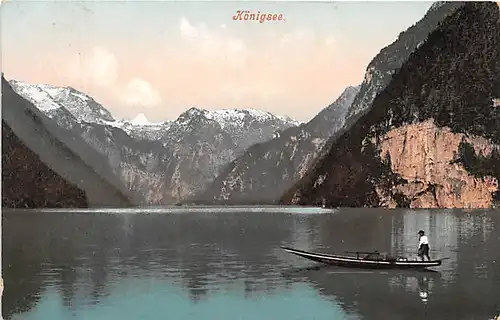 Der Königsee Bootspartie gl1908 143.815