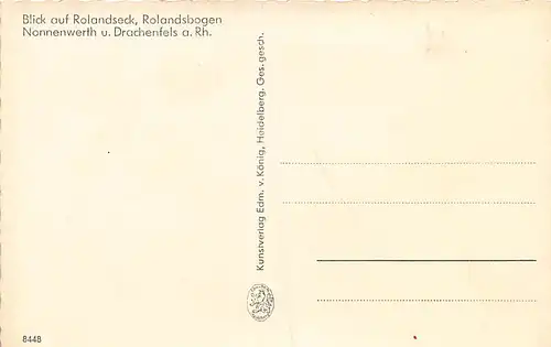 Blick auf Rolandseck, Rolandsbogen, Nonnenwerth und Drachenfels ngl 146.426