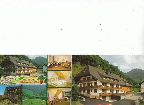 Münstertal Schwarzwald Haus Anna nglWerbe-Doppelkarte C9929