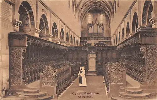 Maulbronn Kloster Chorgestühl gl1912 143.106