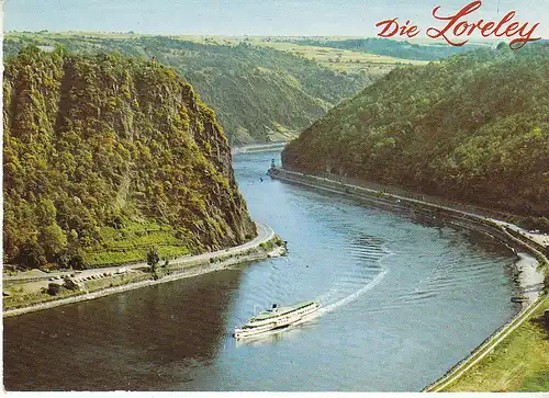 Das Felsental der Loreley bei St.Goarshausen ngl C9657