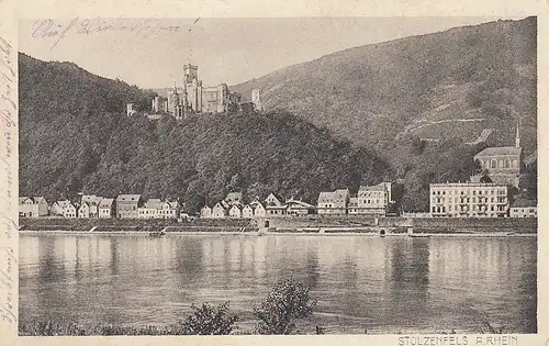 Stolzenfels am Rhein (Koblenz) feldpgl1915 D2623