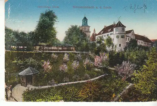 Neuenstadt a.d.Linde (Kocher) 1000 jähr.Linde gl1917 D0176